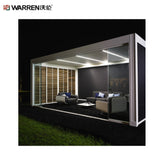 Warren 12x16 Pergola Shade with Aluminum Alloy Louvered Roof